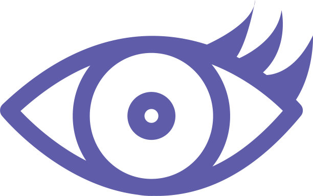 眼人孤立图标图片下载