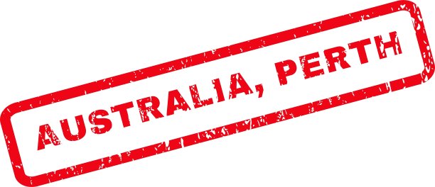 澳大利亚珀斯橡皮图章图片下载