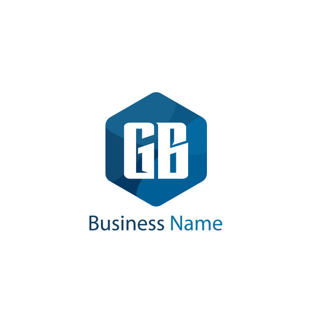 字母GB标志模板设计图片下载