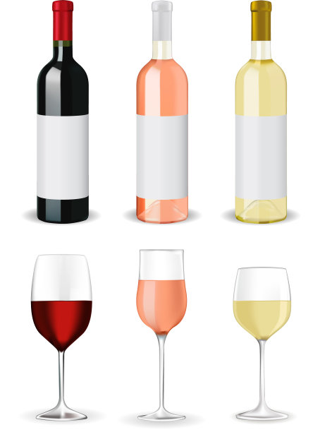 酒瓶和酒杯图片下载