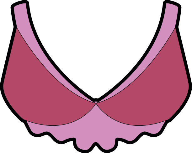 衣服胸罩孤立图标图片下载