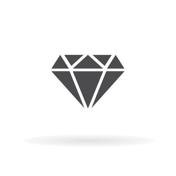 钻石图标为网络商业金融和图片下载