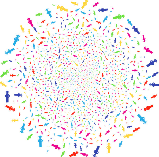 绅士叉腰爆炸球状体图片下载