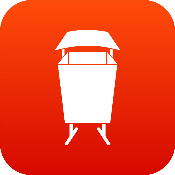 垃圾垃圾桶图标数字红色图片下载
