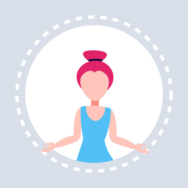 没有脸的女人双臂分开，圆框灰色图片下载