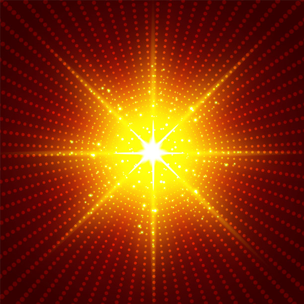 抽象技术未来的红色霓虹灯径向图片下载