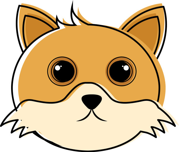 可爱的猫咪头像素描图片下载