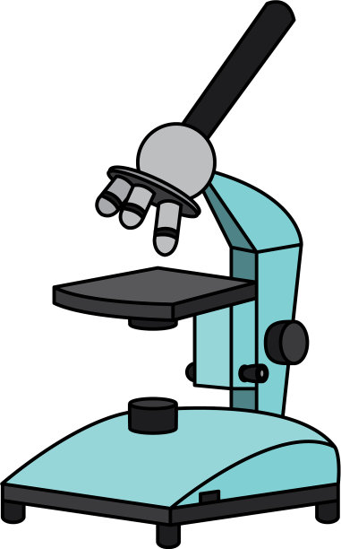 孤立的显微镜设计图片下载