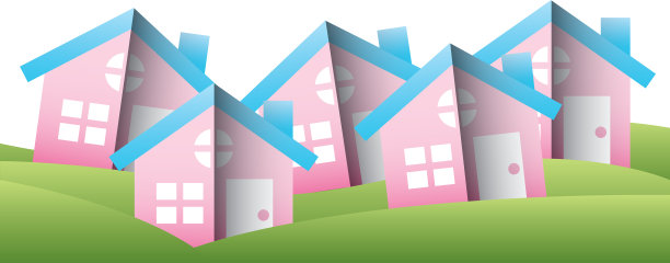 房屋建筑轮廓图标图片下载