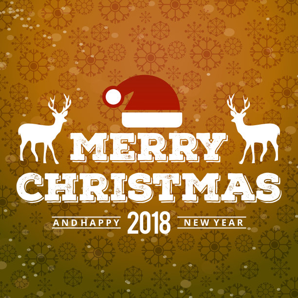 带着雪花和亲爱的圣诞贺卡图片下载