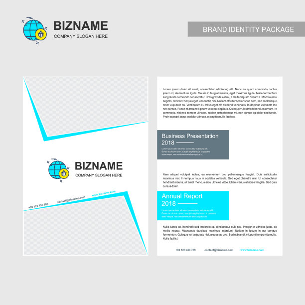 公司宣传册，公司标志和时尚图片下载