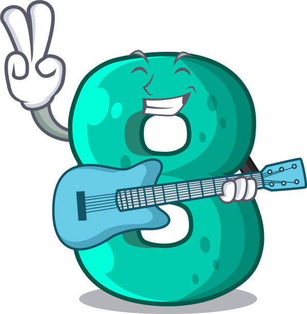 用8号吉他做成卡通造型图片下载