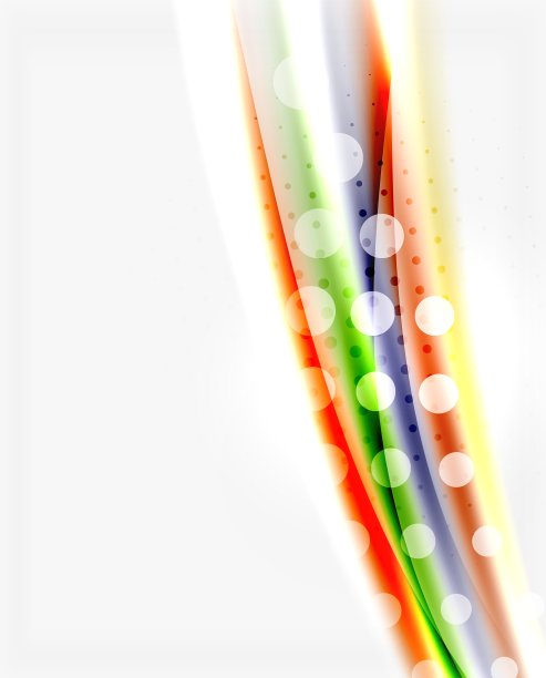 闪亮的颜色线在白色背景-运动图片下载