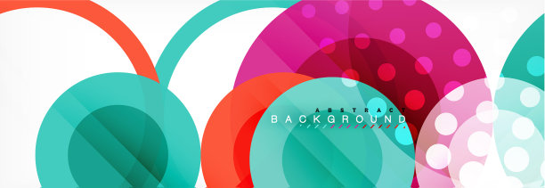 圆构成抽象背景图片下载