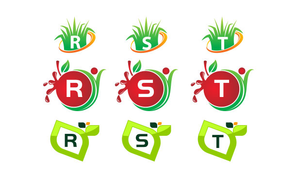 标志类型叶片模板集图片下载