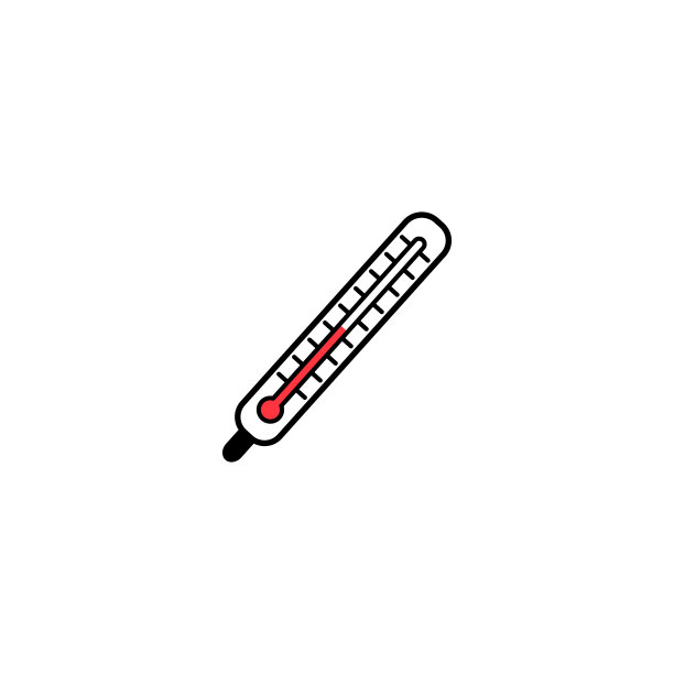 医用固体温度计图标元素图片下载