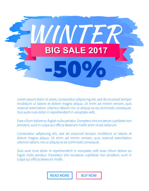 冬季大促销2017登陆页海报图片下载
