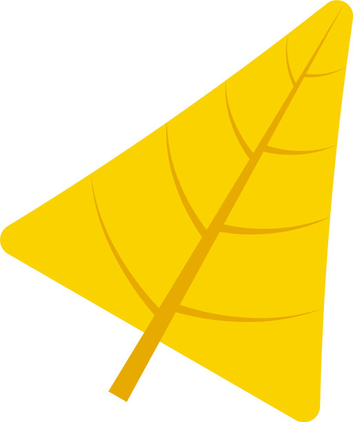 三角叶平面图标图片下载