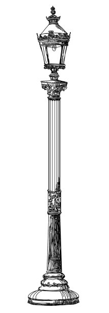 街古灯图片下载