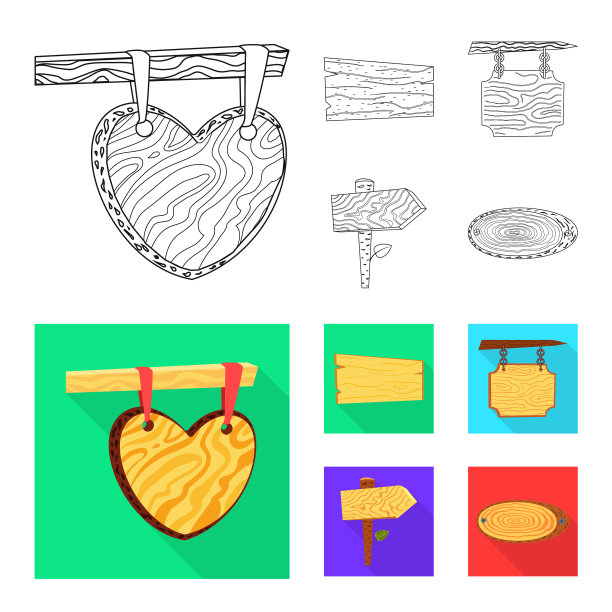 原始和森林标志图片下载