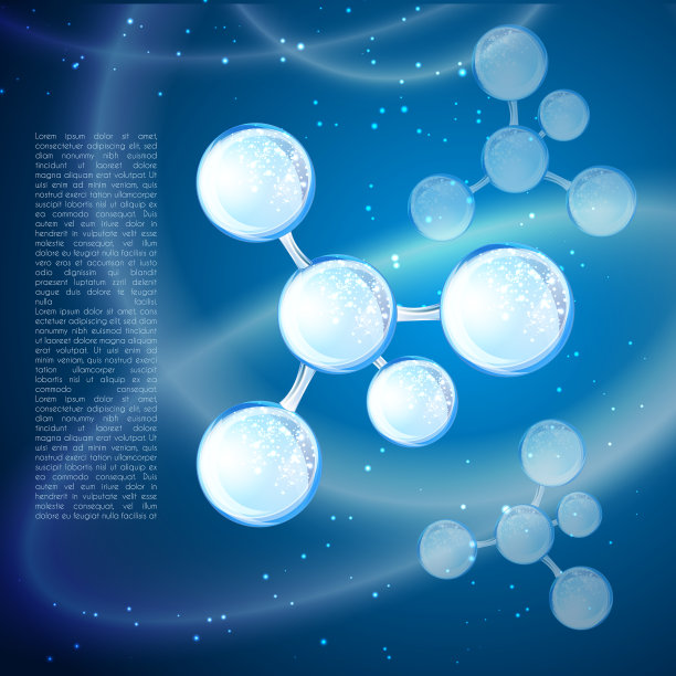 透明质酸或抽象分子设计图片下载