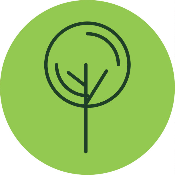 树植物孤立图标图片下载