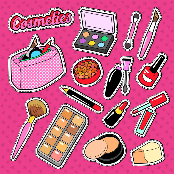 化妆品香水涂鸦用唇膏刷图片下载