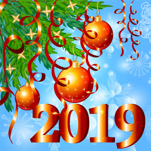 红色的圣诞背景和雪花图片下载