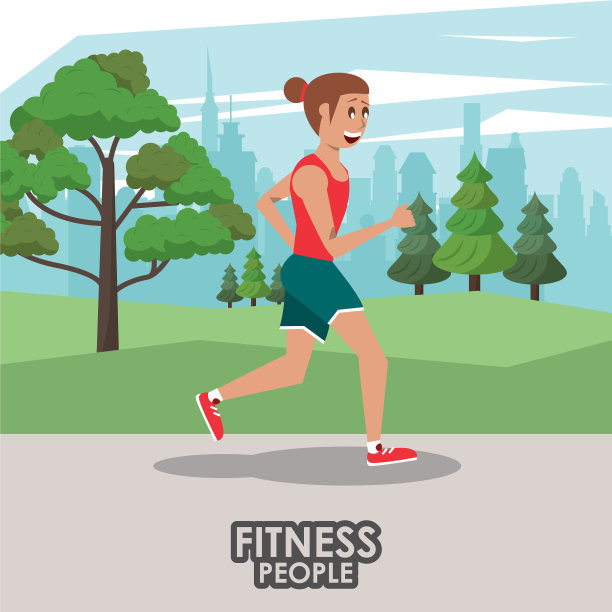 健康的女人跑图片下载