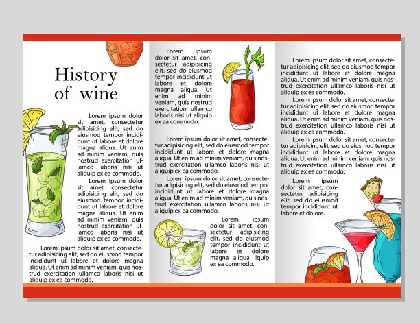 咖啡厅或餐厅的鸡尾酒折扣券图片下载