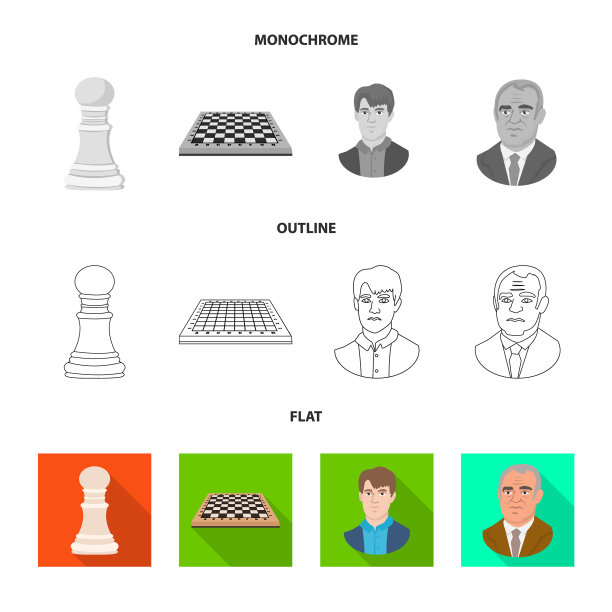 设计的将军和薄标志套图片下载