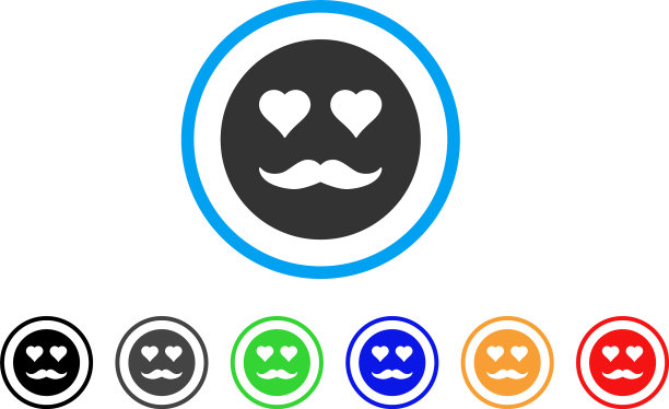 情人笑脸图标图片下载