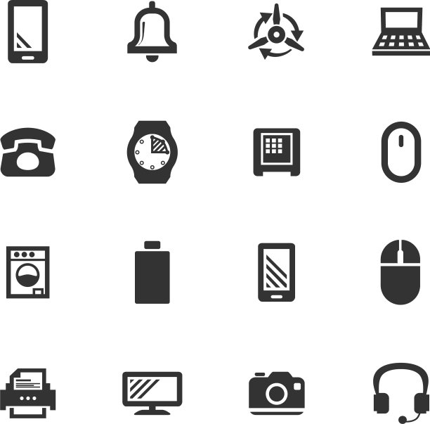 家电图标集图片下载