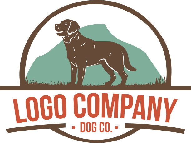 狗的剪影孤立在白色的背景图片下载