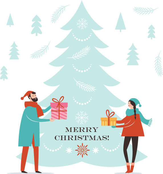 圣诞贺卡新年贺卡图片下载