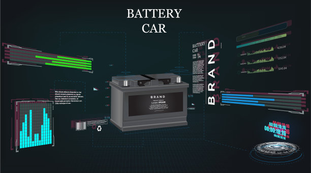 汽车电池未来科幻高科技概念图片下载