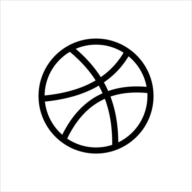 Dribbble社交媒体标志和图标图片下载