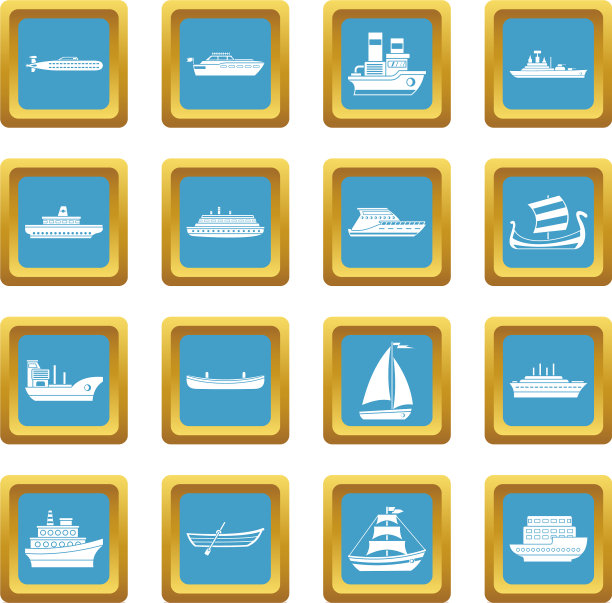 海运图标蔚蓝图片下载