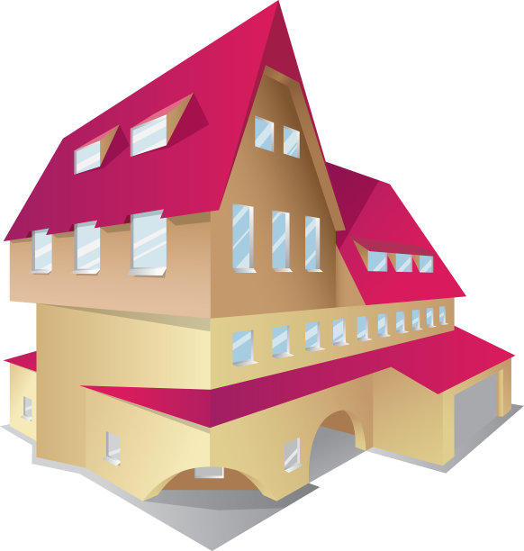 等距房子的图标图片下载