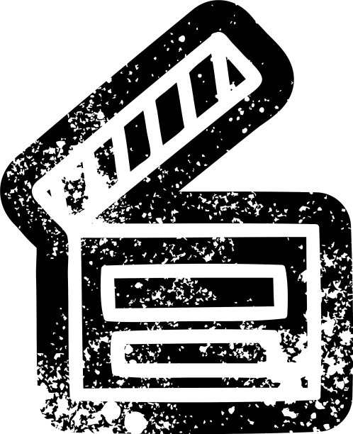 电影场记板复古图标图片下载
