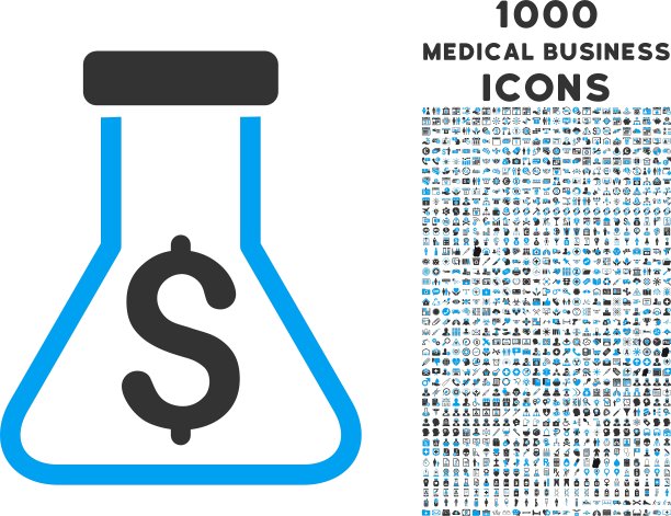 炼金术图标与1000医疗业务图标图片下载