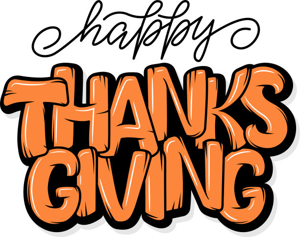 手绘感恩节印刷海报图片下载