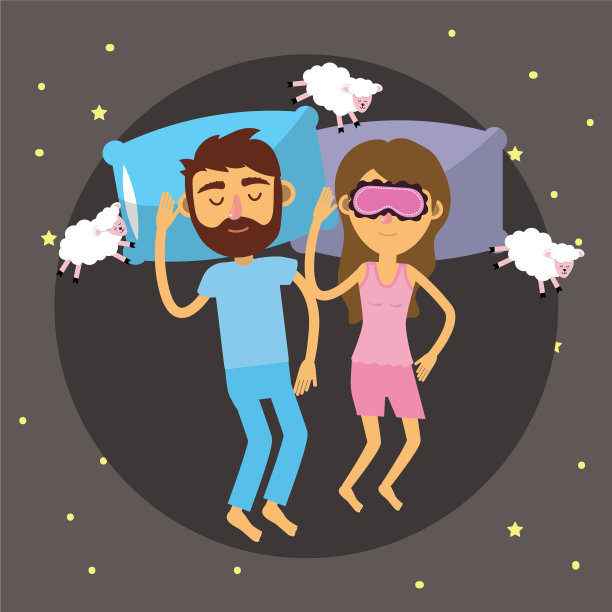 夫妻睡在一起，做好梦图片下载