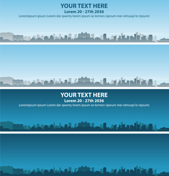 摩纳哥天际线活动横幅图片下载