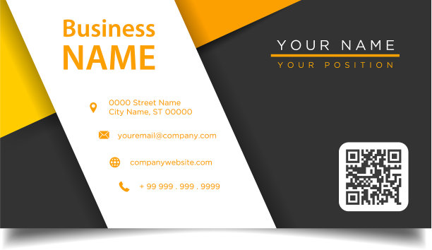 现代名片模板形象图片下载