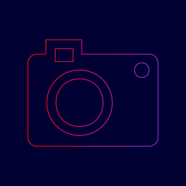 数码相机标志线图标用图片下载