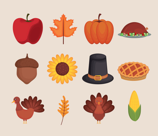 设定感恩节假期季节图片下载
