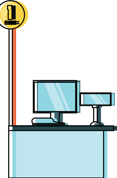超市收银机设计图片下载