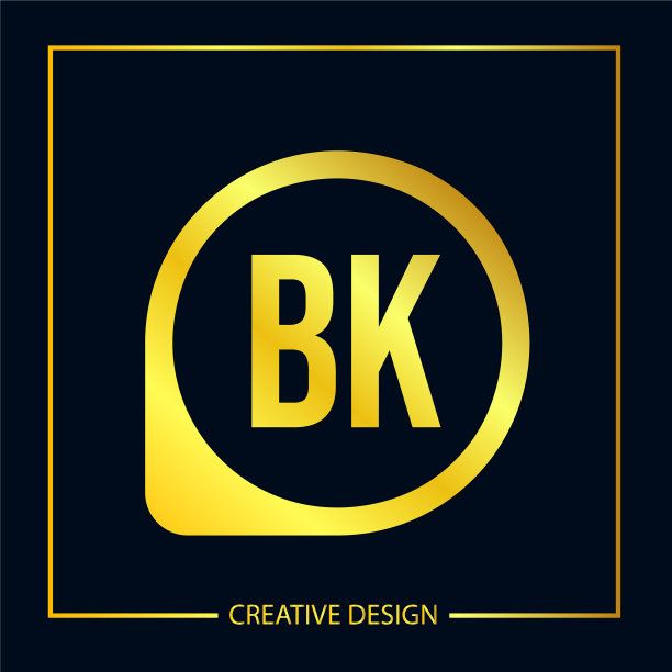 首字母bk标志模板设计图片下载