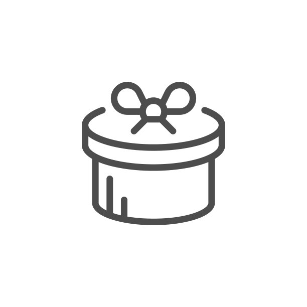 礼品线条图标图片下载